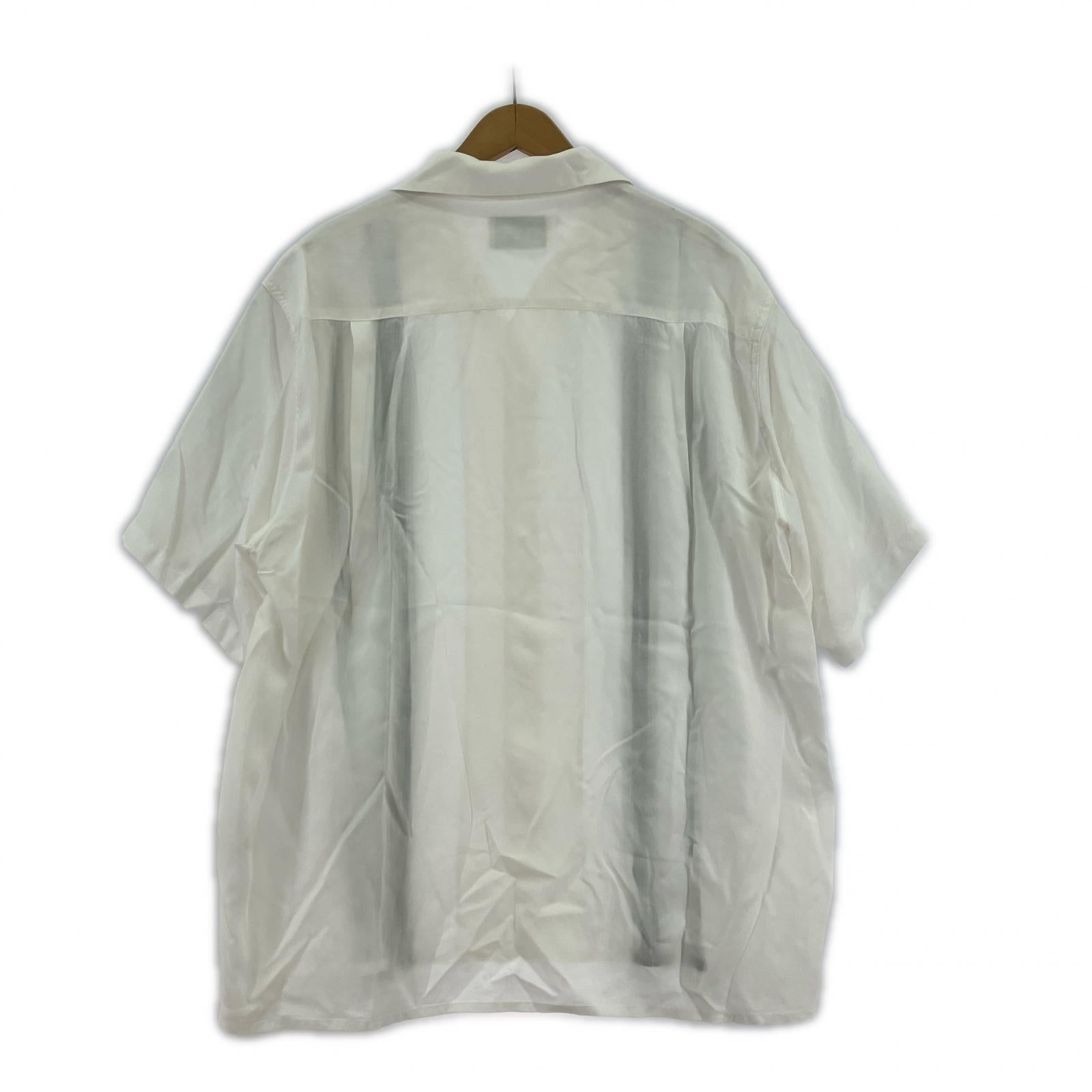 半袖シャツ 23SS/50s オープンカラー/SS/白黒/L L ホワイト
