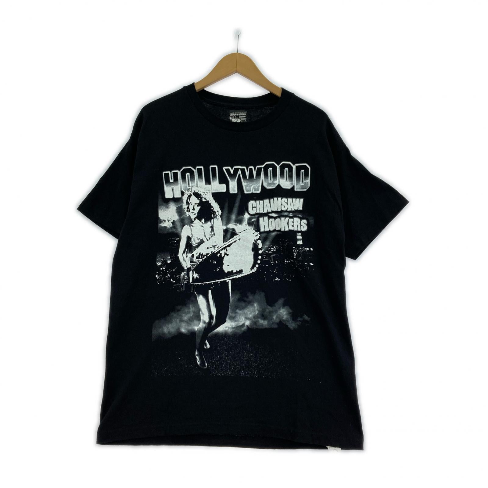 半袖Tシャツ CHAINSAW HOOKERS/黒/L L ブラック
