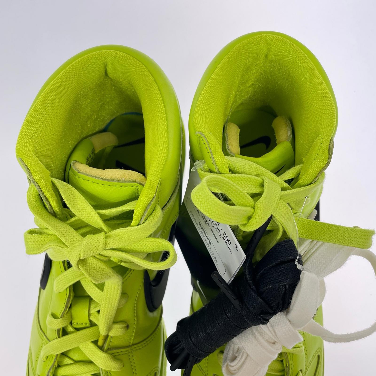 スニーカー DUNK HI×ANBUSH FLASH LIME(27.0cm) 27cm (US9 UK8 1/2 EU44) グリーン