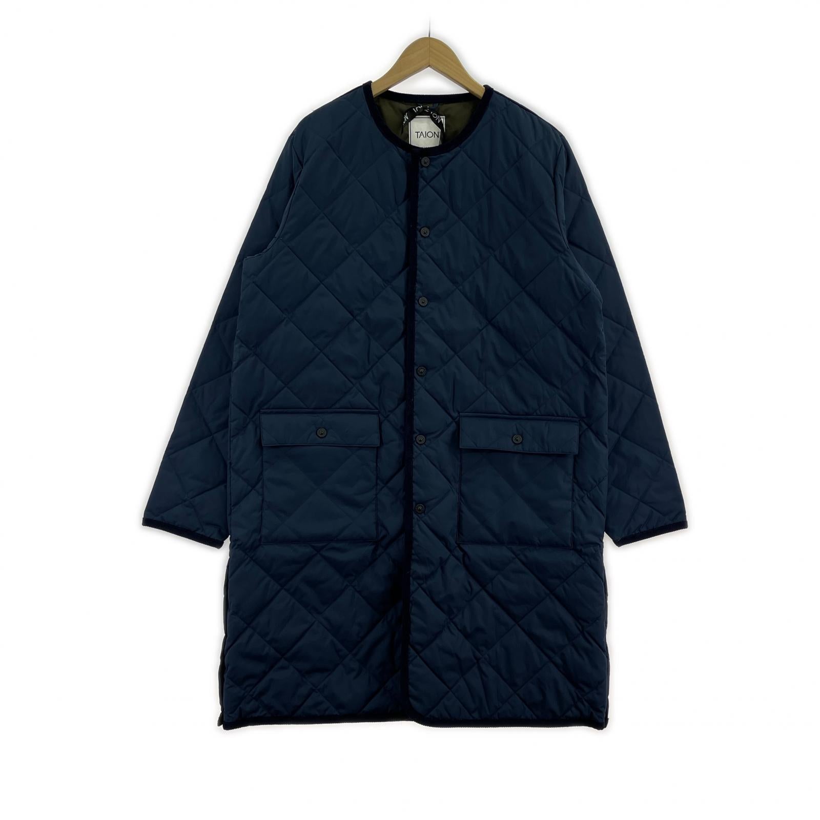 ダウンジャケット TAION-1042CI-LONG/XL/NVY ネイビー