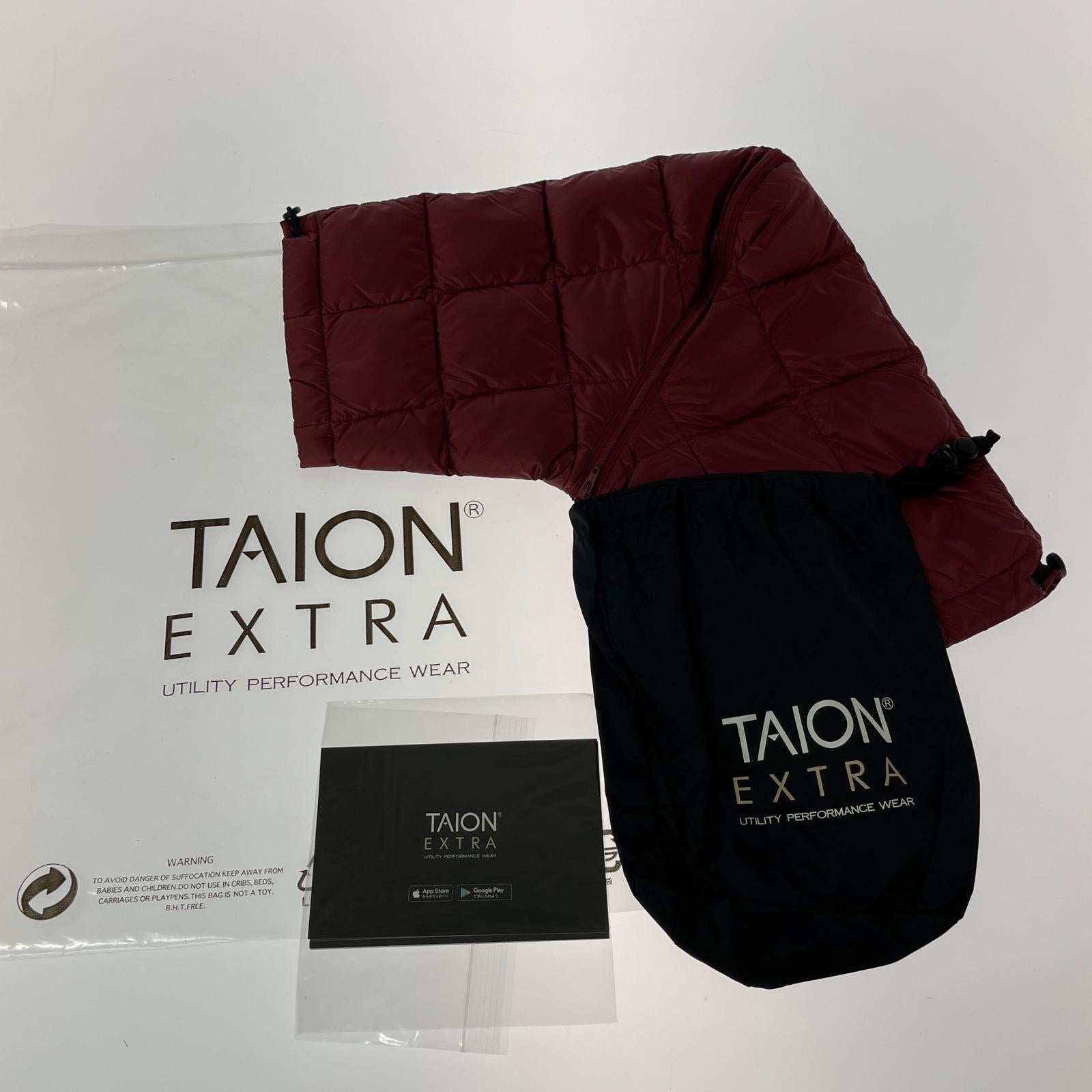 ダウンジャケット TAION-EX-04A SET (TYPE2)/M/BRG M