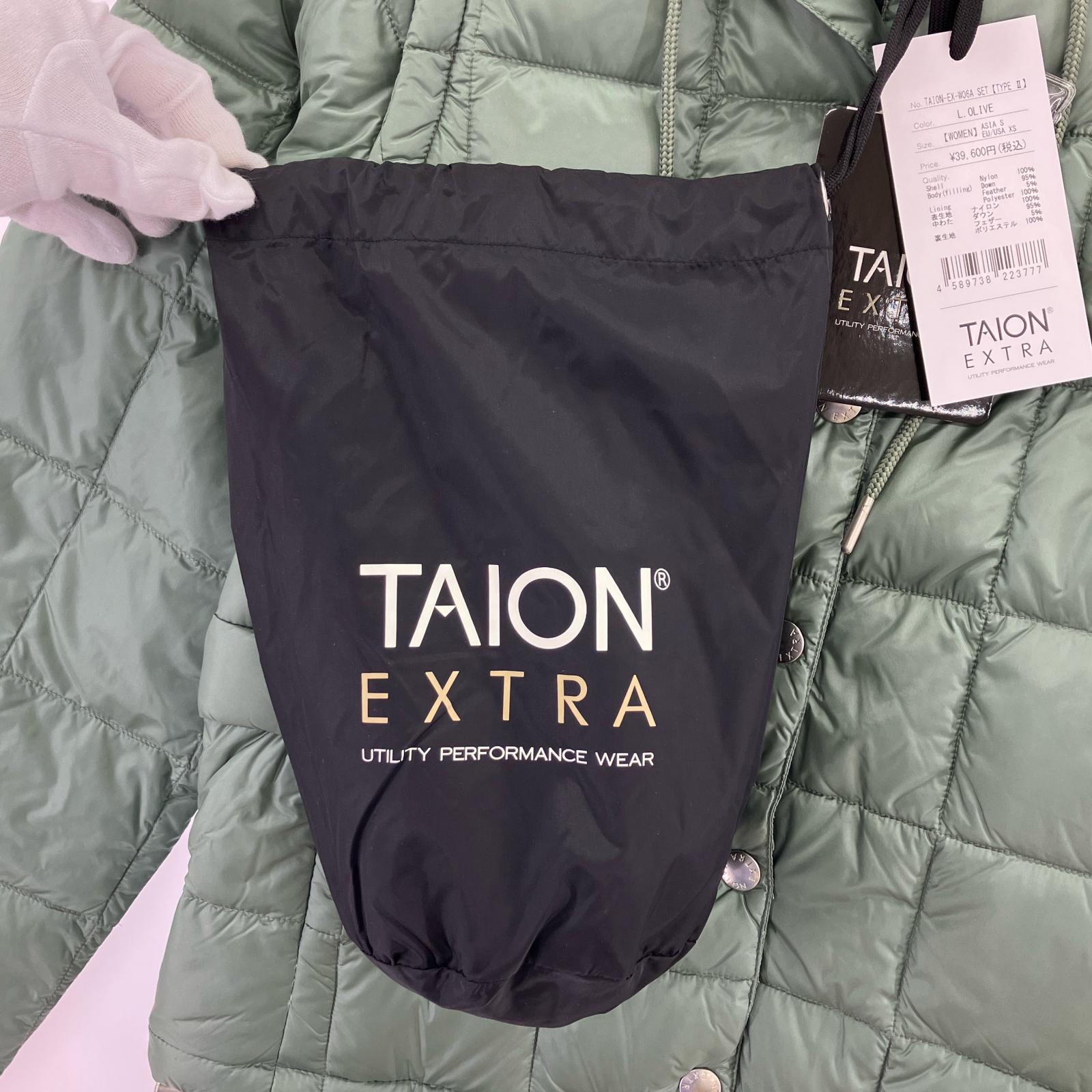 ダウンジャケット TAION-EX-W06A SET/S/L.OLIVE S