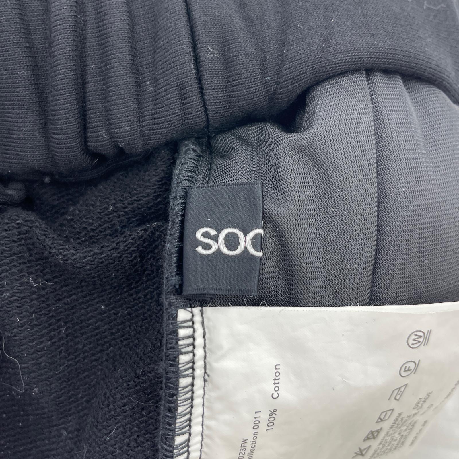 パンツ soduk スウェットトラウザー - 黒 ブラック