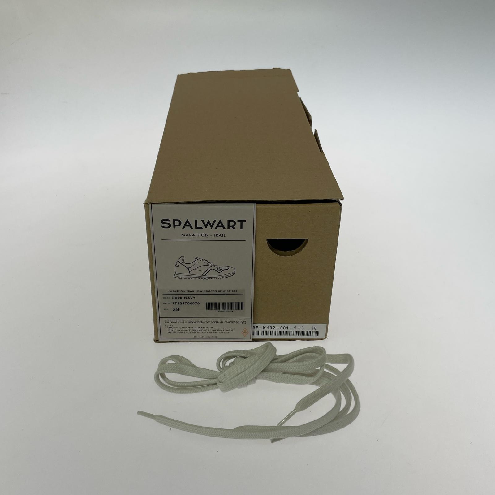 スニーカー SPALWART MARATHON TRAIL 38 メタリック ネイビー 38 ネイビー