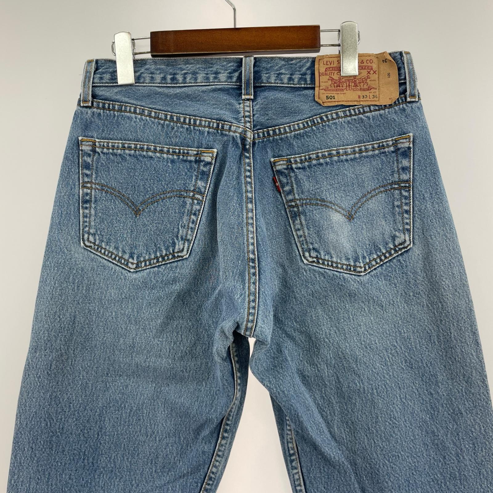 デニムパンツ 501 ポーランド製(33×34) ブルー