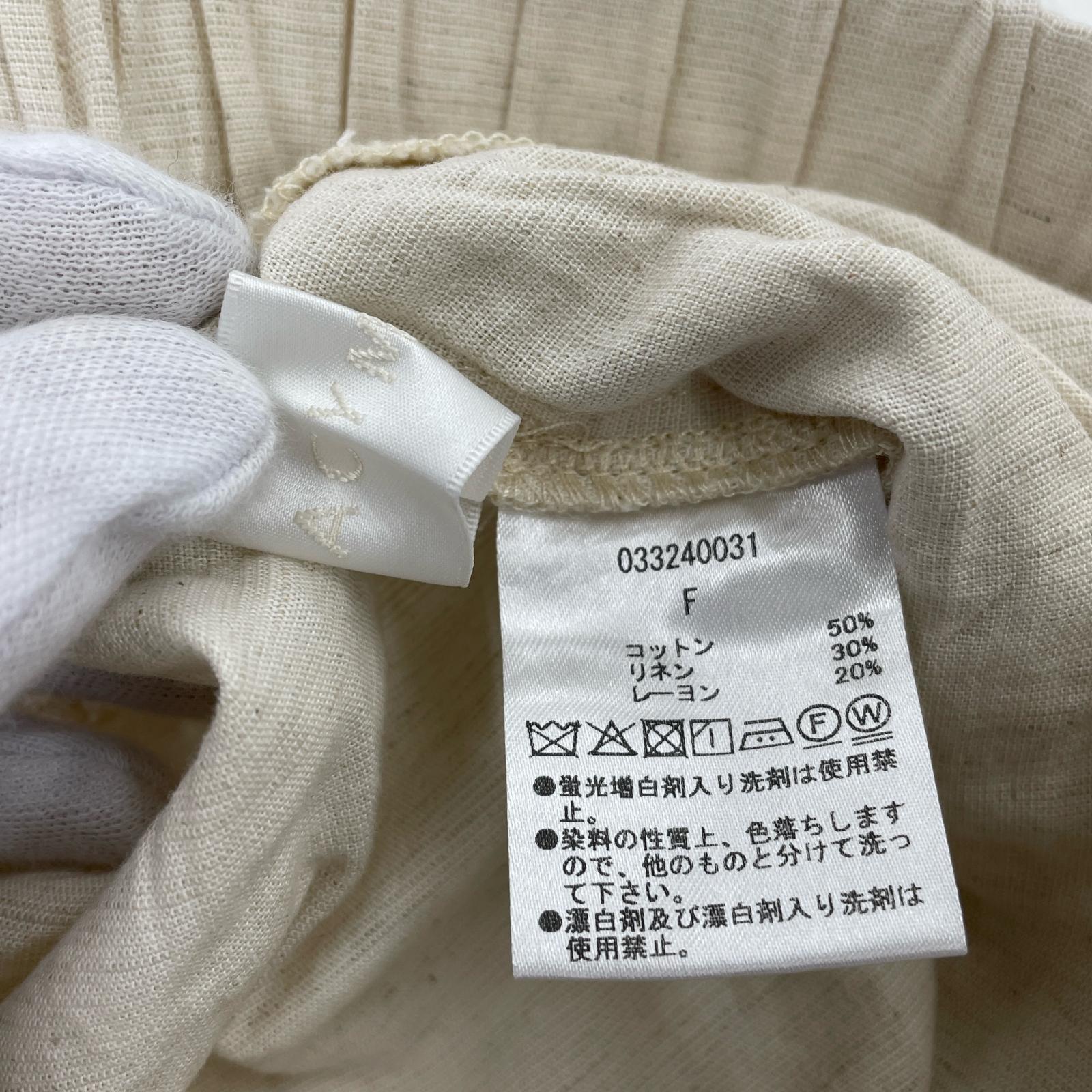 セットアップ ACYM リネン ベージュ フリー ベージュ