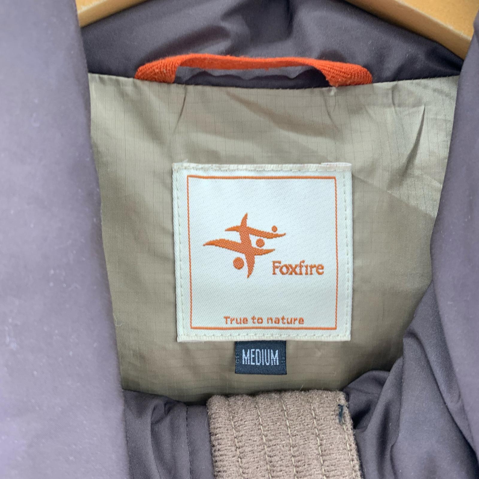 ダウンジャケット FOXFIRE フェザーダウンコート M M ブラウン