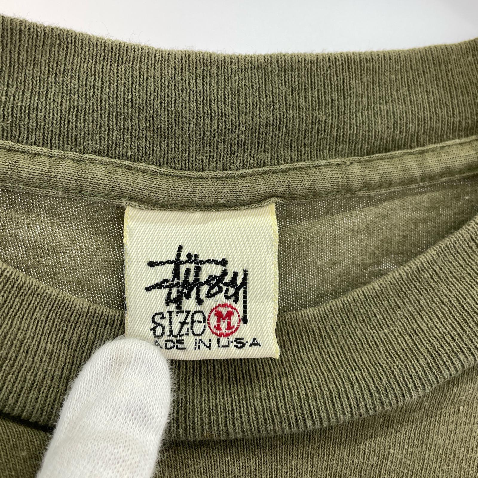 半袖Tシャツ stusnics Tee 緑 M グリーン