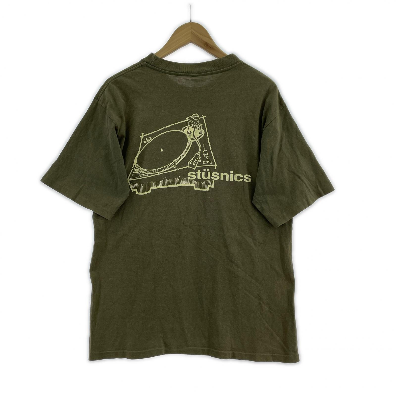 半袖Tシャツ stusnics Tee 緑 M グリーン