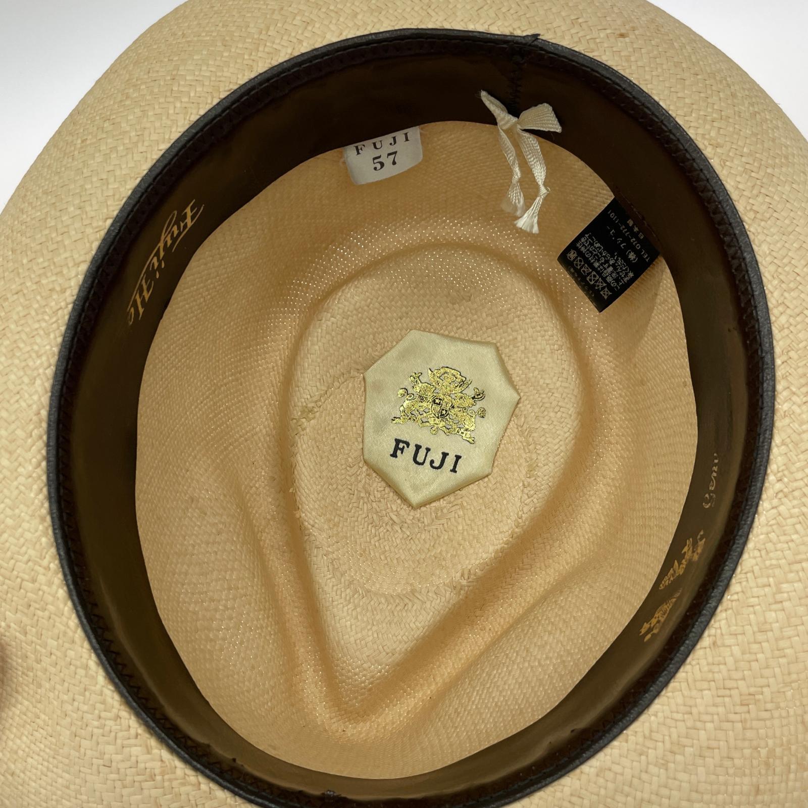 ハット FUJI HAT エクアドル産 本パナマ (57) ベージュ