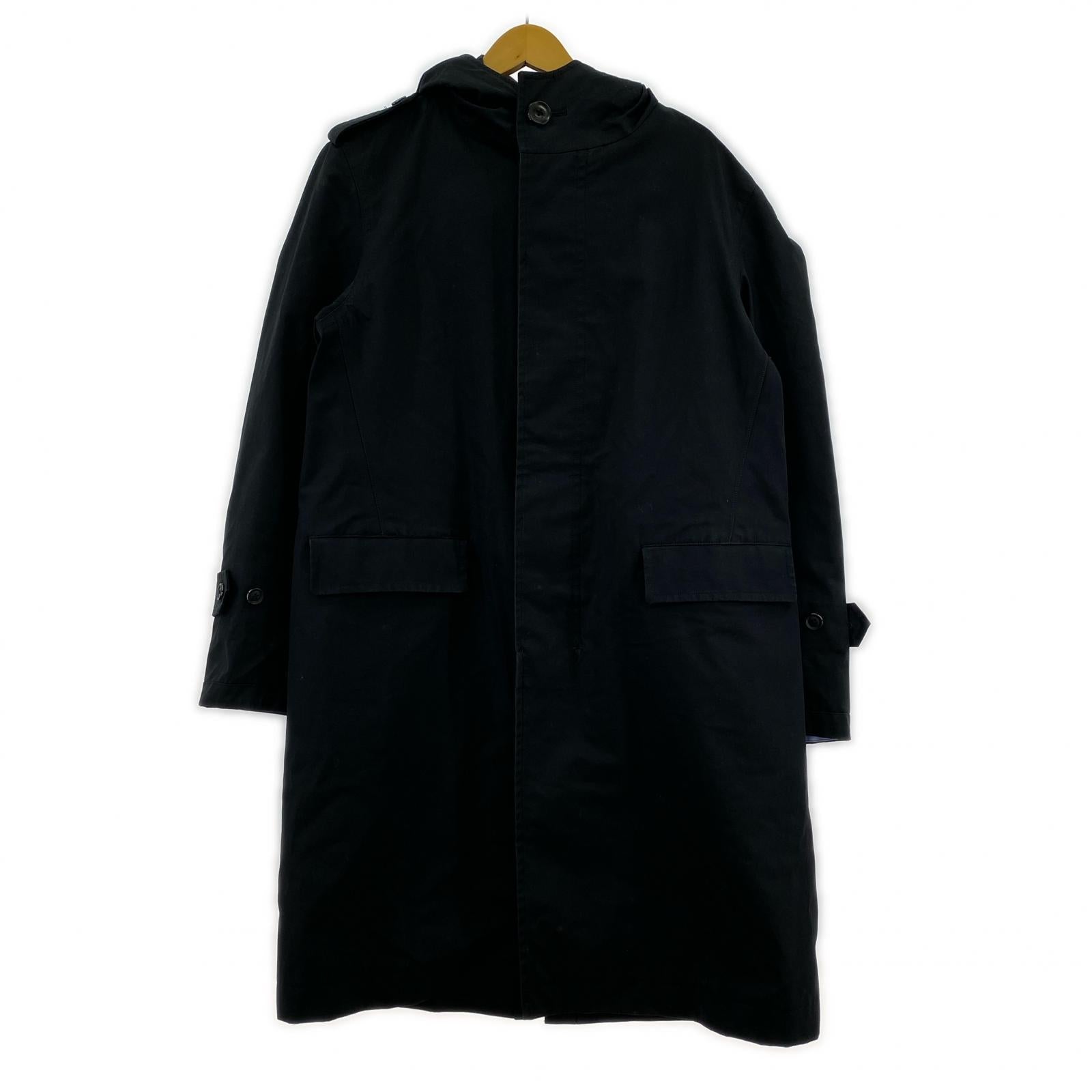 その他アウター ライナー付 ステンカラーコート BLK M M ブラック