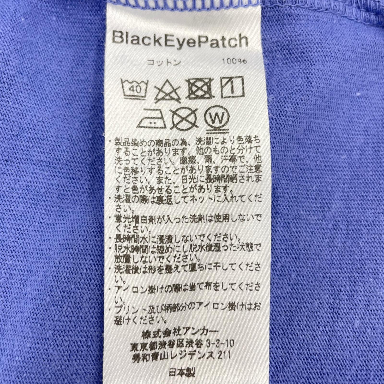 半袖Tシャツ THE BLACK EYE PATCH プリント Tee 紫 L L パープル