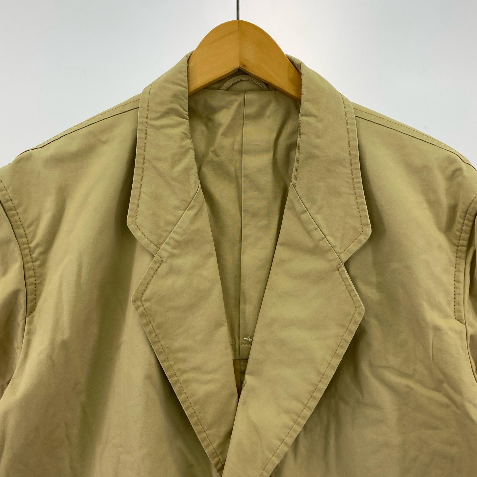 その他アウター デカオム 80s COMME des GARCONS HOMME ゴム引きコート ベージュ ベージュ