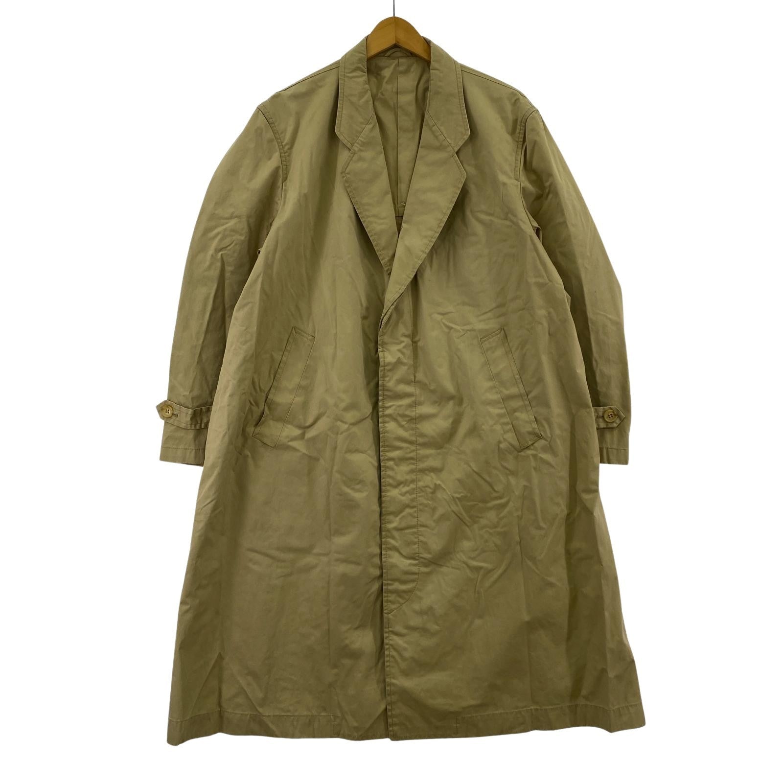 その他アウター デカオム 80s COMME des GARCONS HOMME ゴム引きコート ベージュ ベージュ