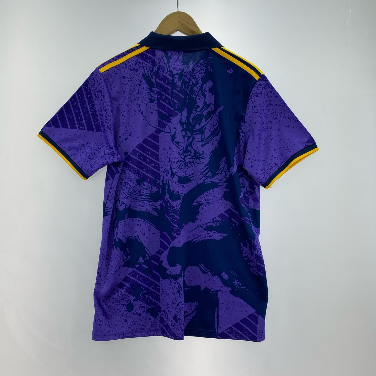 ポロシャツ adidas レアルマドリード 23/24 プレイヤーバージョン ユニフォーム 2XL パープル L