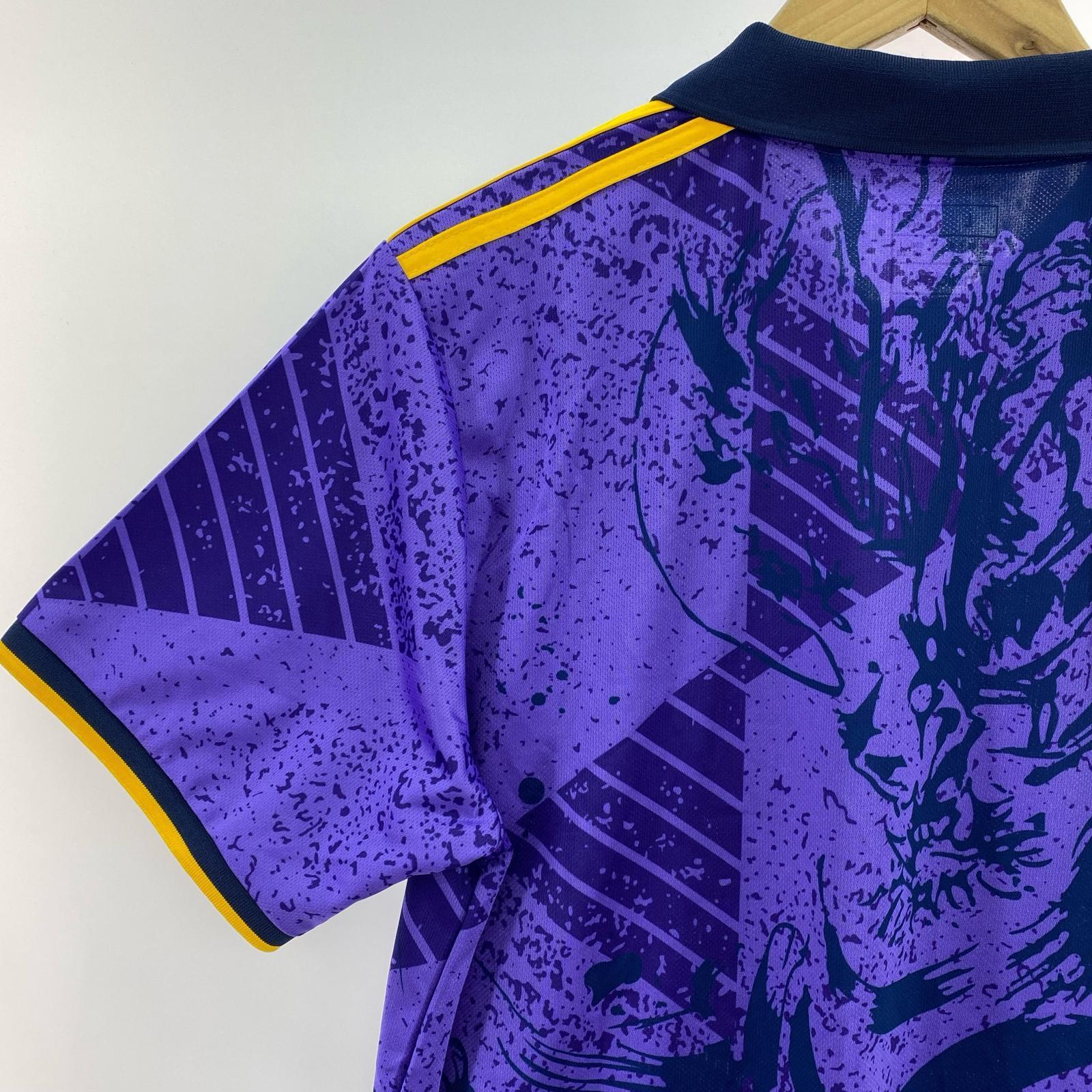 ポロシャツ adidas レアルマドリード 23/24 プレイヤーバージョン ユニフォーム 2XL パープル L