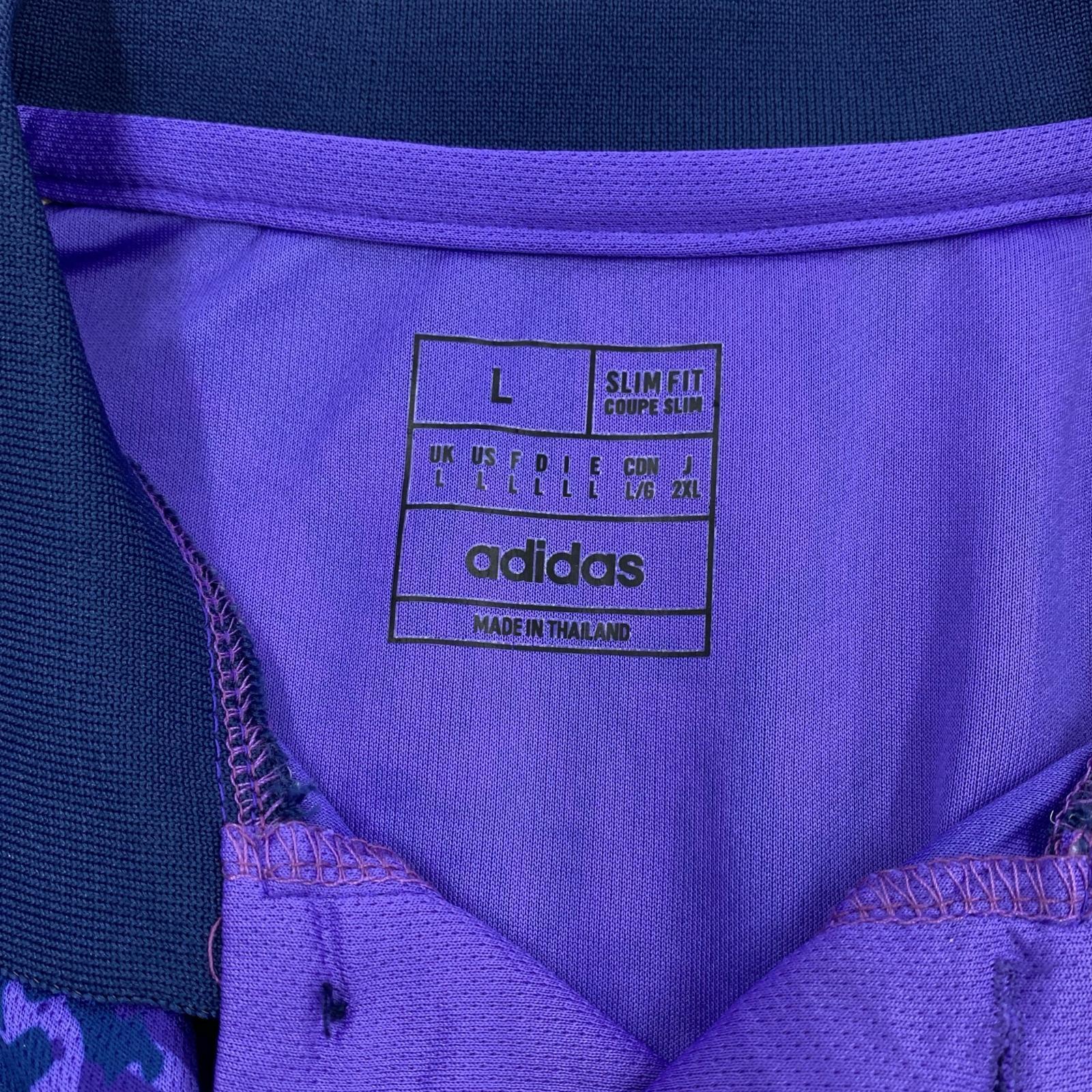 ポロシャツ adidas レアルマドリード 23/24 プレイヤーバージョン ユニフォーム 2XL パープル L