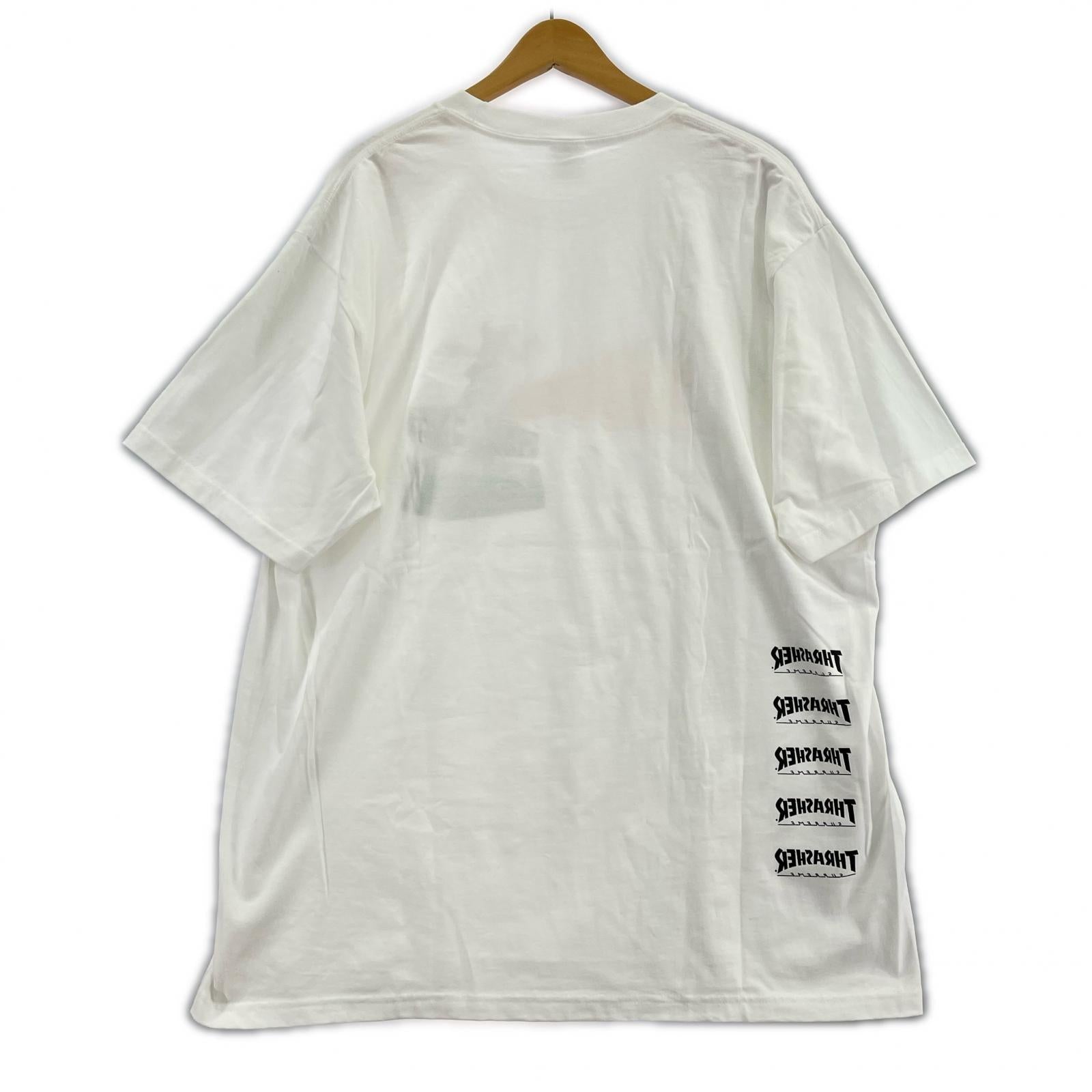 半袖Tシャツ ×Thrasher/24ss Back Tail Tee/ホワイト ホワイト