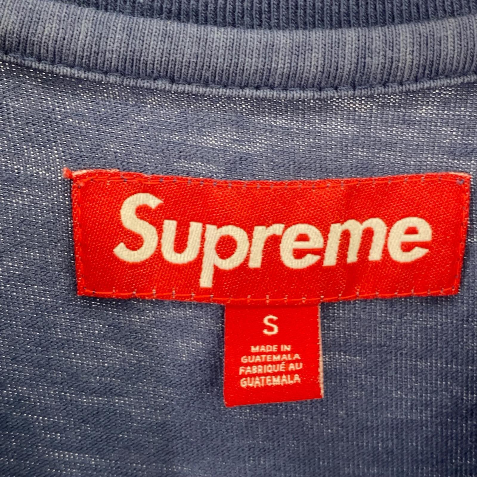 半袖Tシャツ WARM UP WASHED S/S TOP S ネイビー