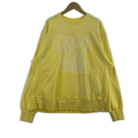 スウェット DYED DAMEGE FLOWER PT SWEAT SHIRT 2 イエロー