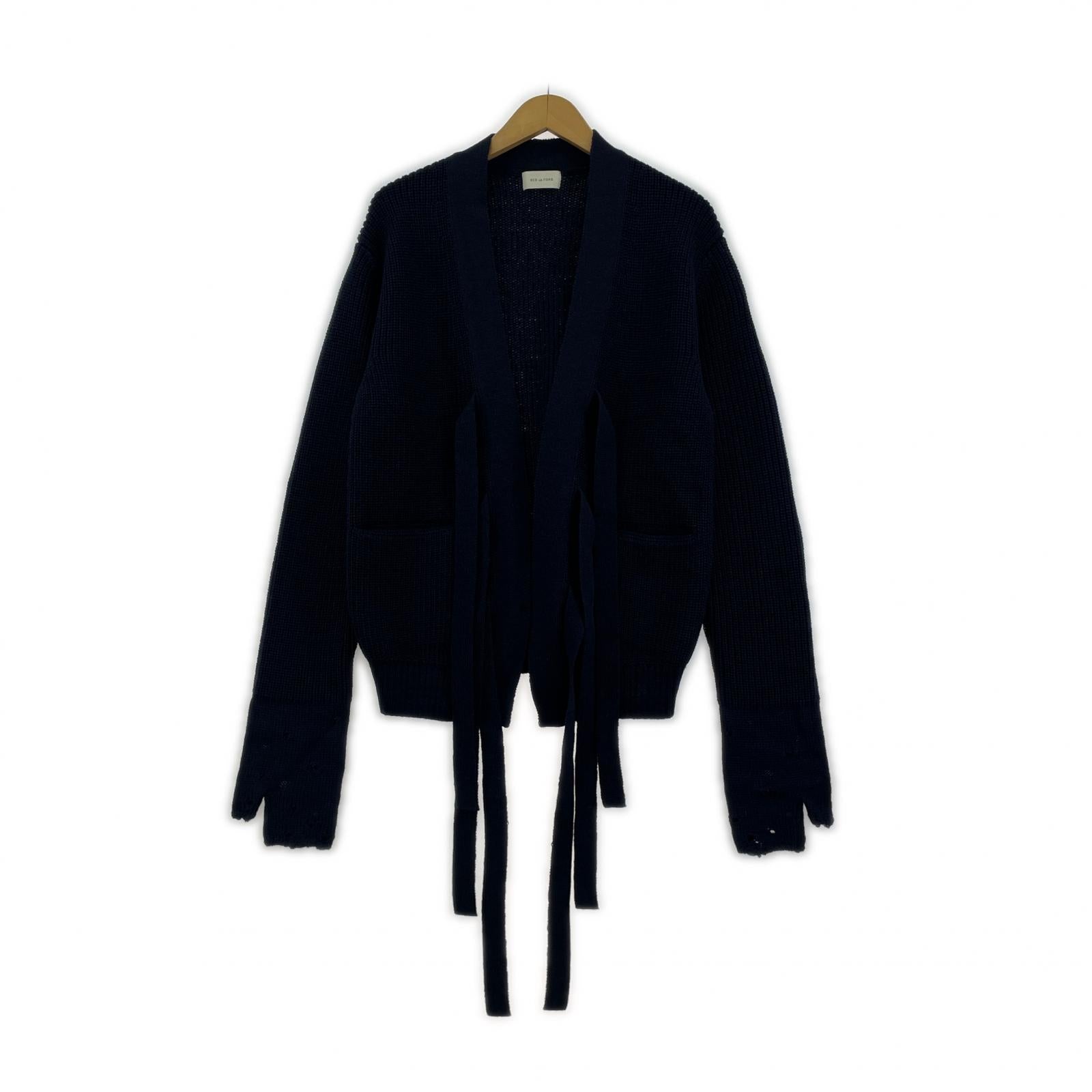 カーディガン Ribbon Cardigan 1 ネイビー