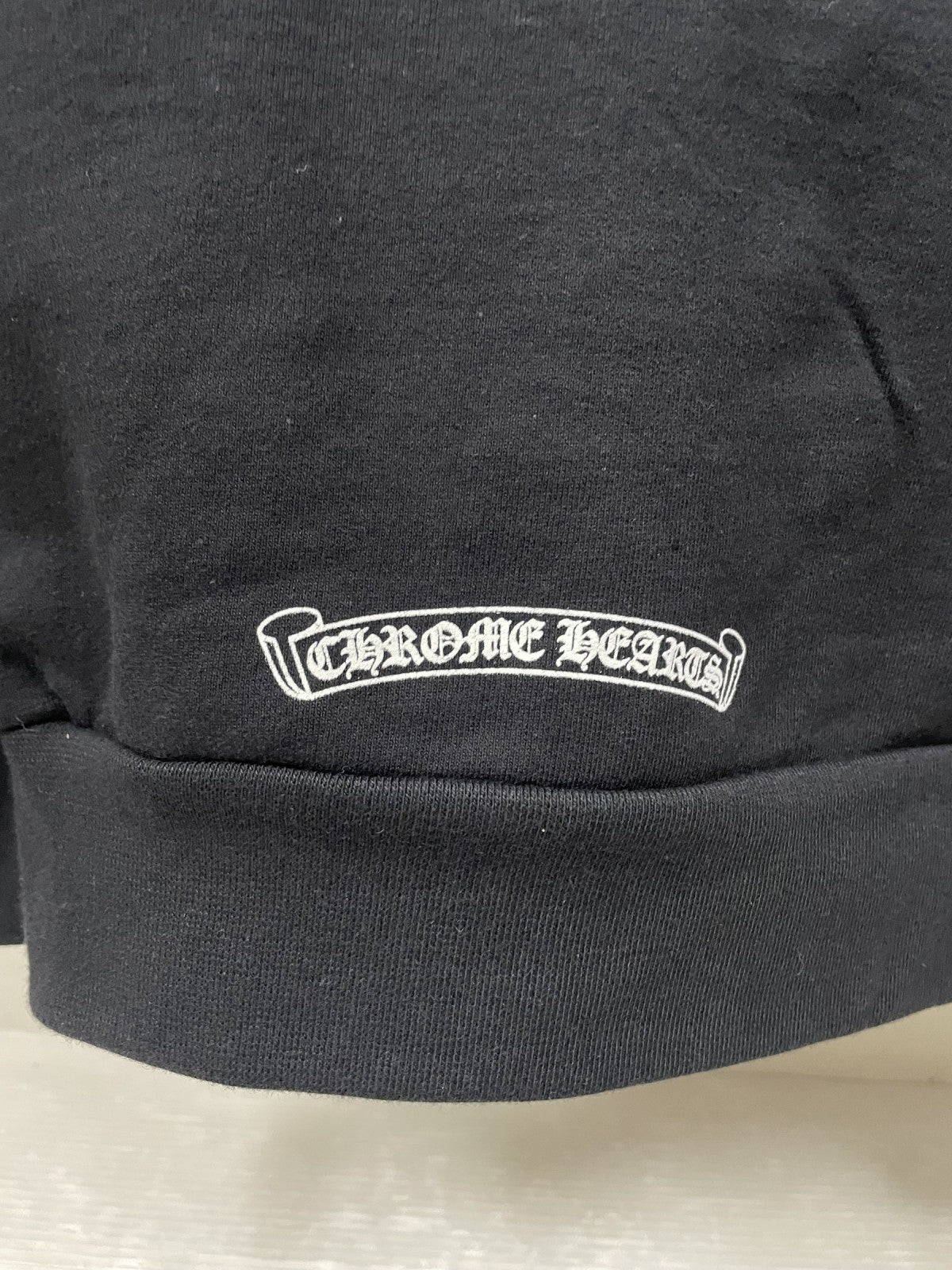 パーカー CHROME HEARTS SWTSHRT HD ZIP バーティカル アームロゴジップパーカー XXL 黒