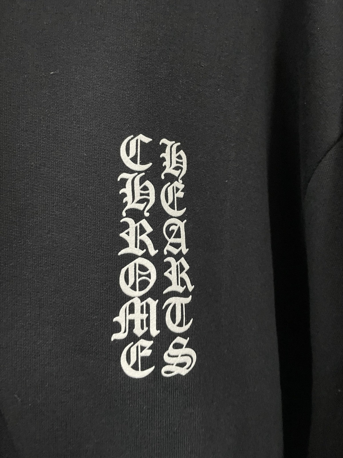 パーカー CHROME HEARTS SWTSHRT HD ZIP バーティカル アームロゴジップパーカー XXL 黒