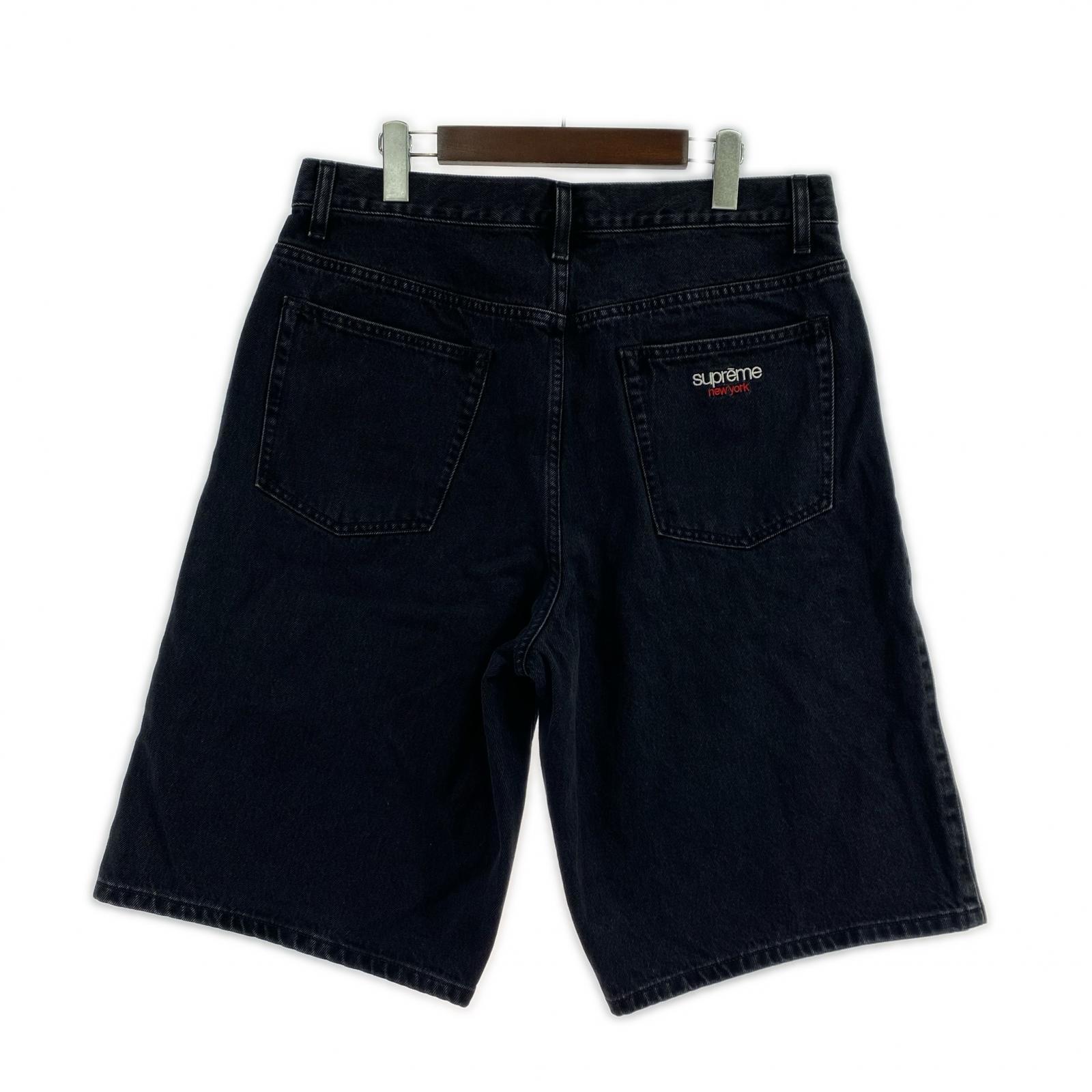 ショートパンツ Baggy Denim shorts pants ブラック