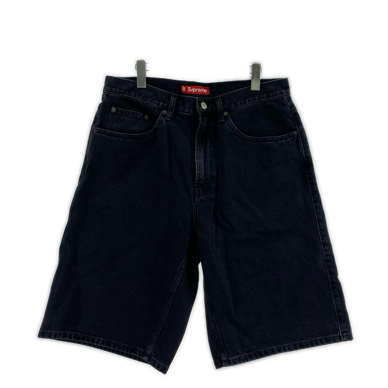 ショートパンツ Baggy Denim shorts pants ブラック