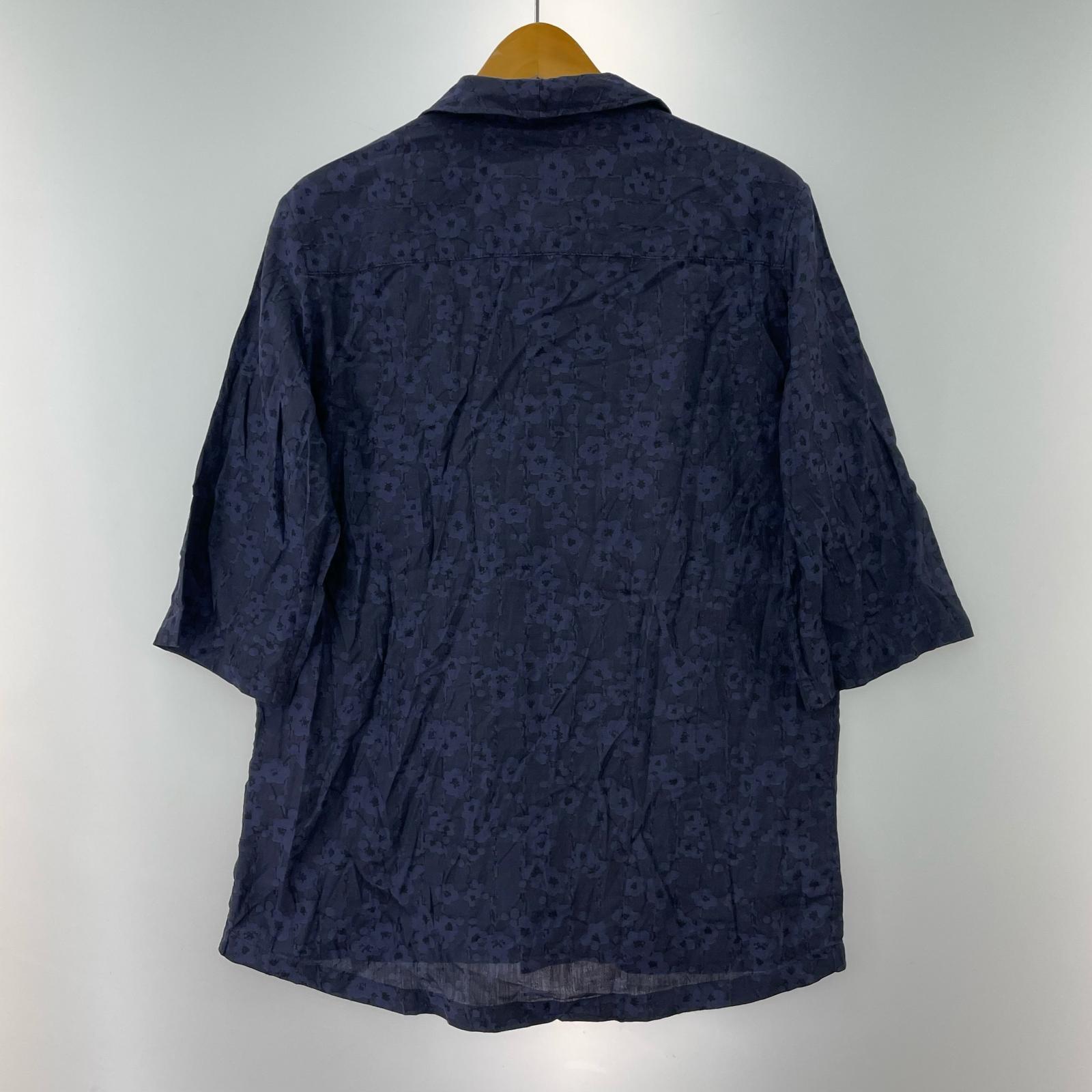 半袖シャツ SS BOWLING SHIRT 46 ネイビー