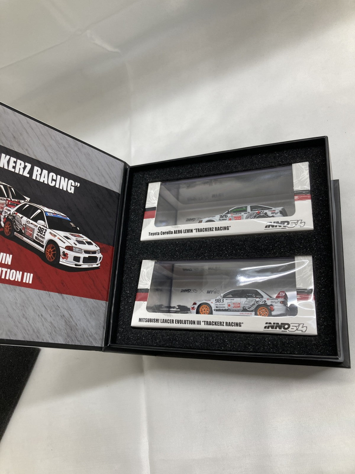 イノモデル) 1/64 AE86 レビン &ランサー エボリューション II ミニカーその他