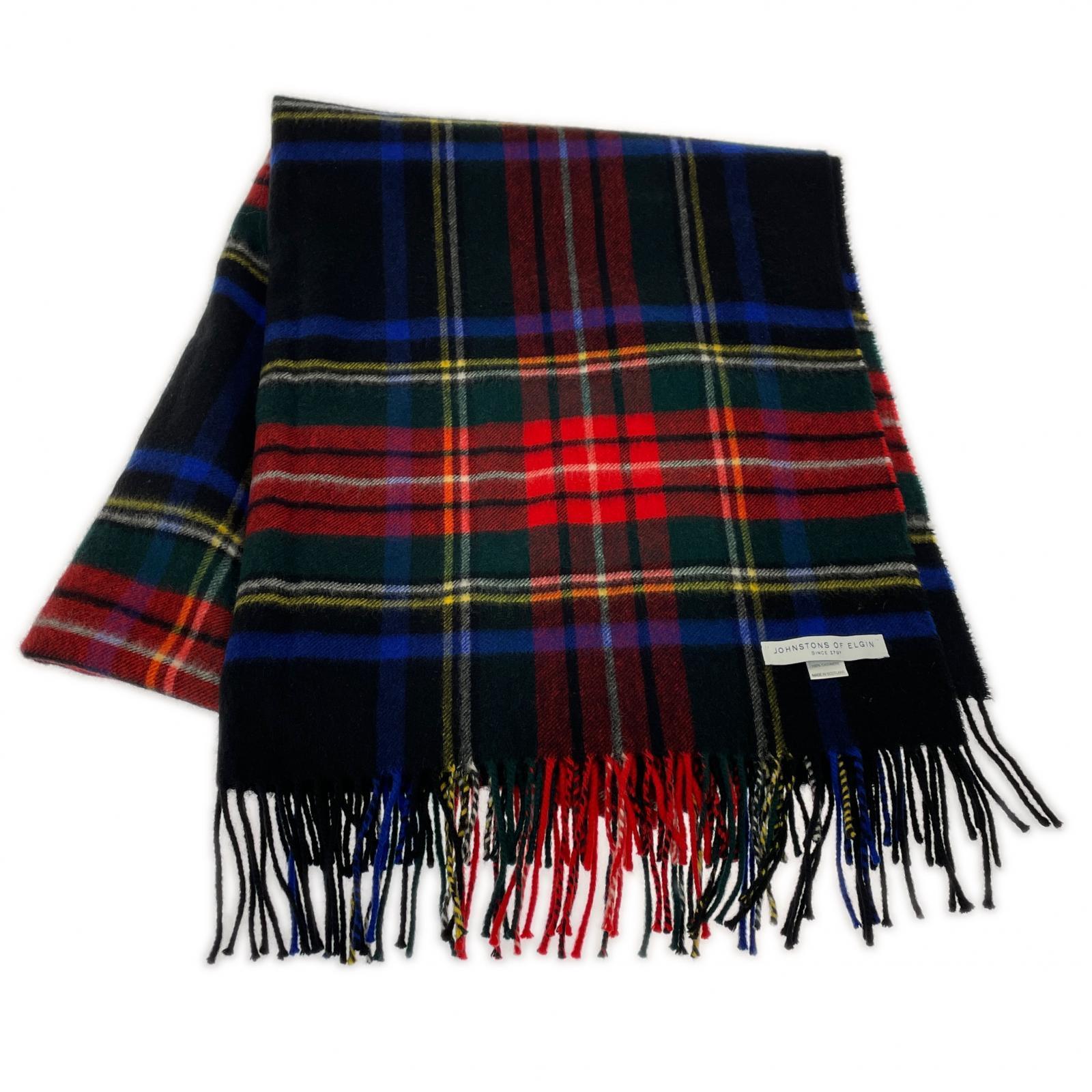 その他アクセサリー JOHNSTONS OF ELGIN カシミヤ ストール マルチカラー