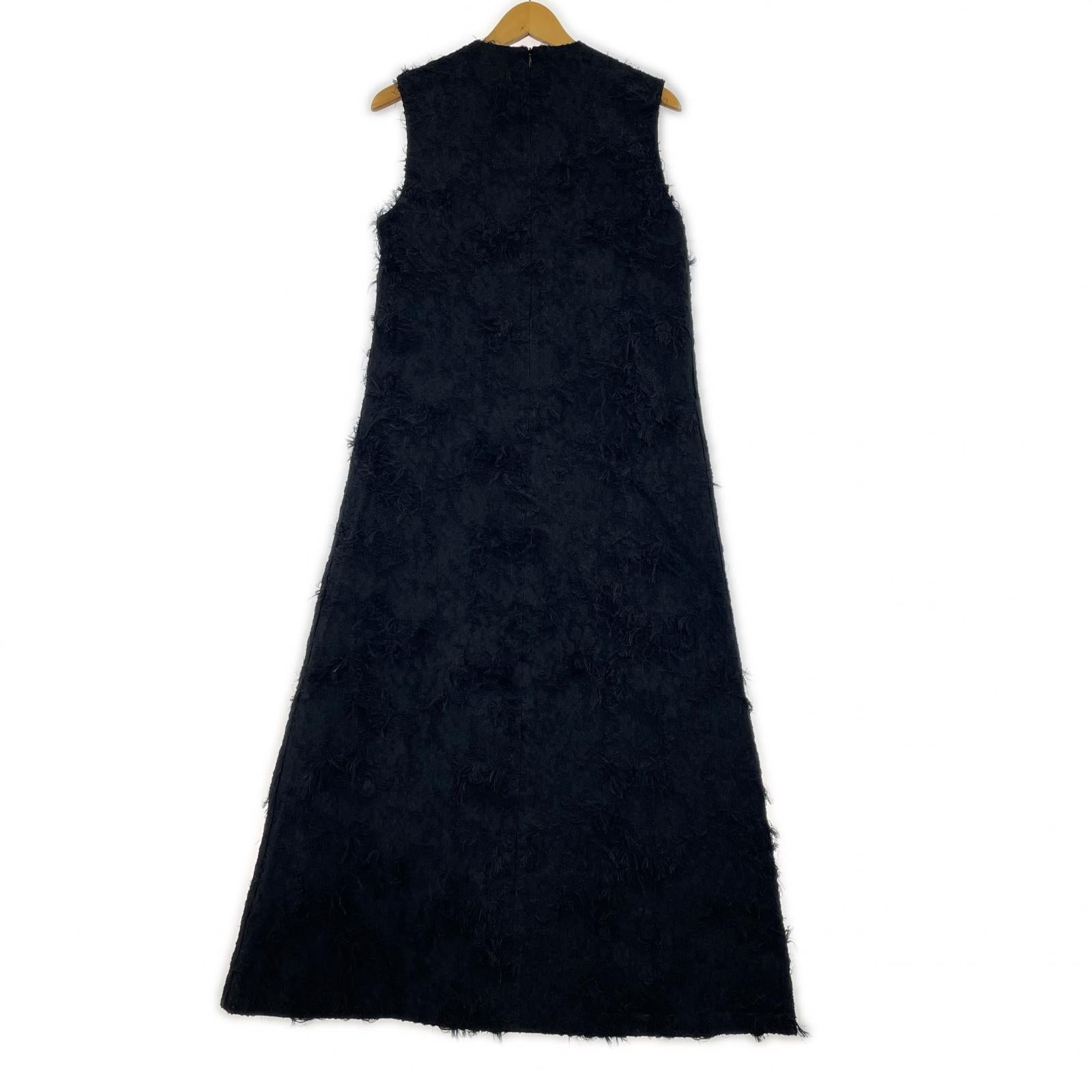 ワンピース sahara Cut Jacquard Laceup Dress F ブラック ブラック