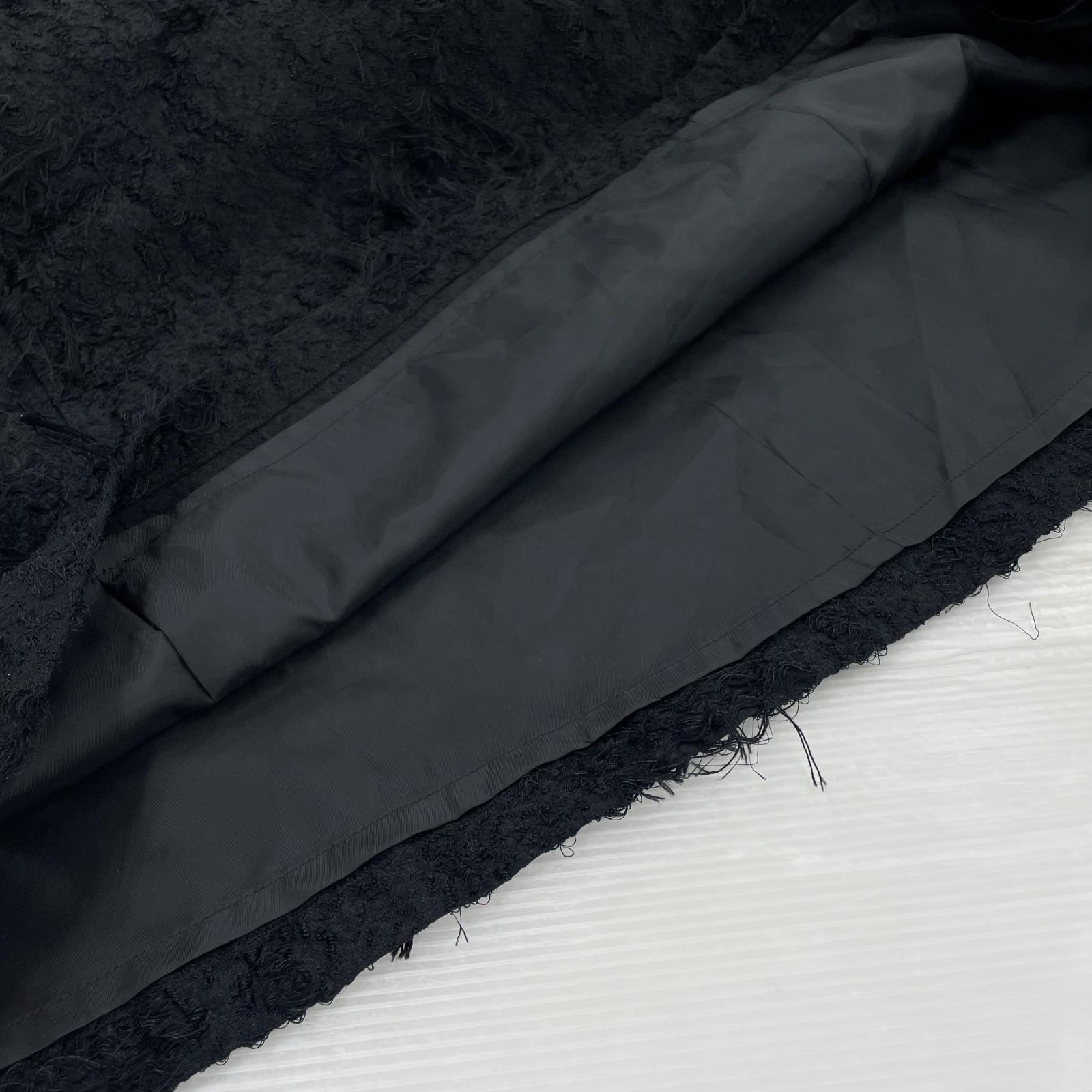 ワンピース sahara Cut Jacquard Laceup Dress F ブラック ブラック