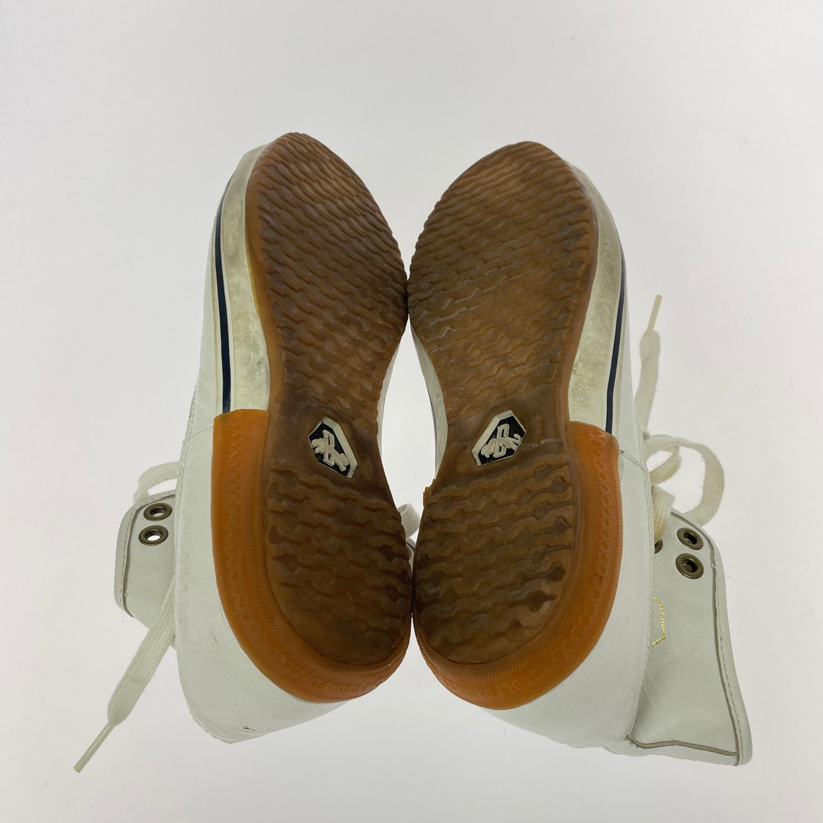 スニーカー ×RUDOLF DASSLER レザーハイカットスニーカー 27.0cm 27cm (US9 UK8 1/2 EU44) ホワイト