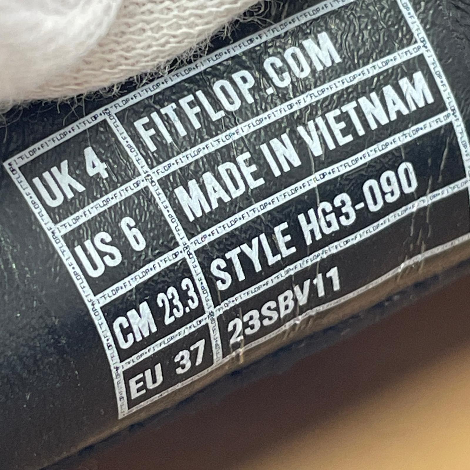 ローファー fitflop UK4 ブラック