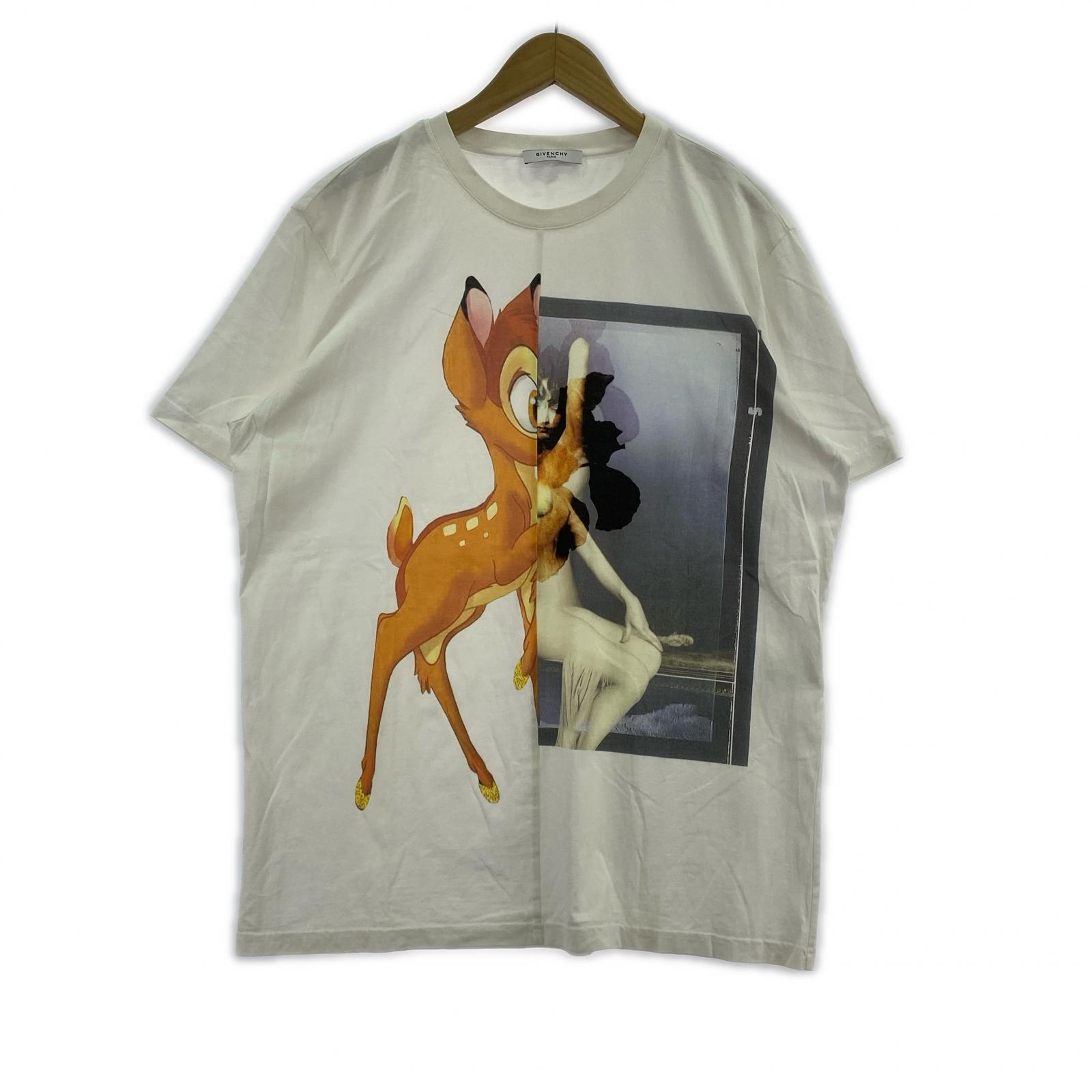 半袖Tシャツ GIVENCHY Bambi Oversized Print Tee Lホワイト L ホワイト