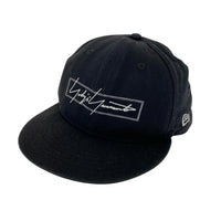 キャップ Yohji Yamamoto POUR HOMME ×NEW ERA 59FIFTY YY BOX LOGO 7 5/8 黒 ブラック