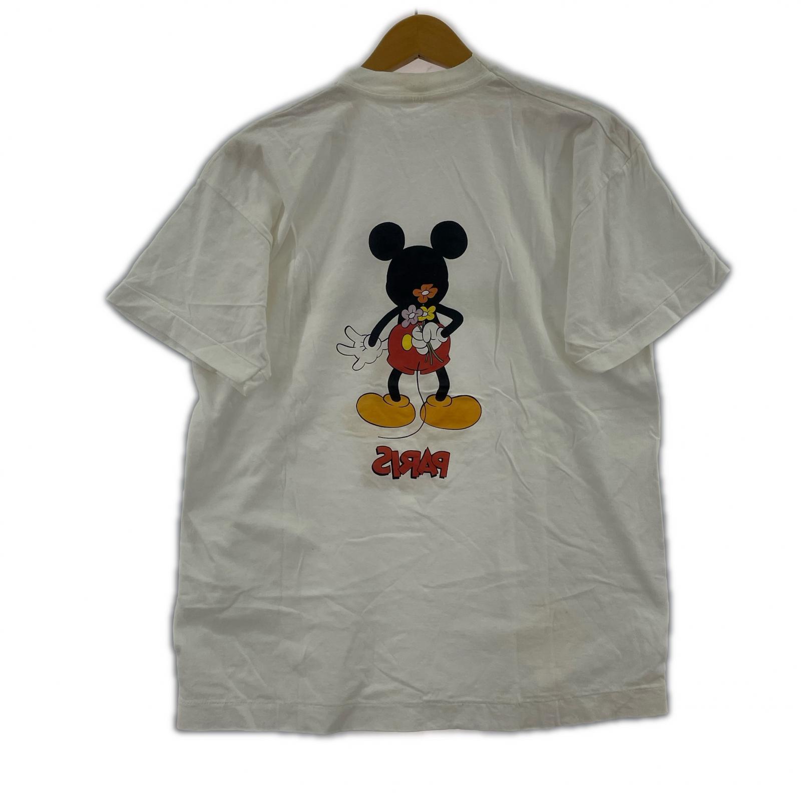 半袖Tシャツ 90s ミッキーマウス S/Sカットソー 白 ホワイト