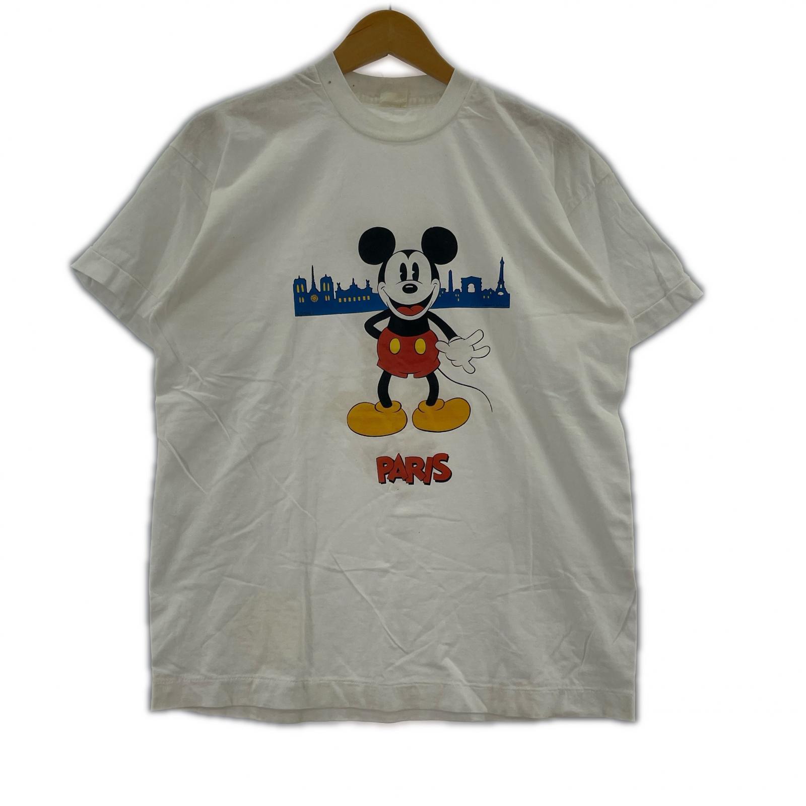 半袖Tシャツ 90s ミッキーマウス S/Sカットソー 白 ホワイト