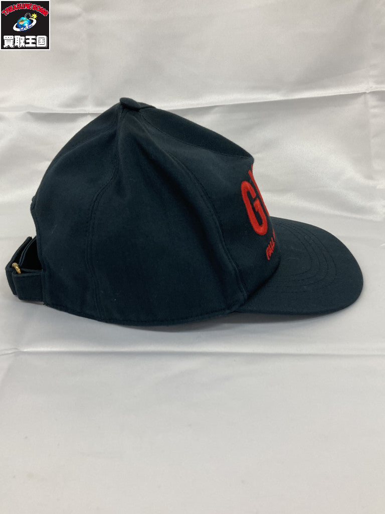GUCCI エンブロイダリー コットン ベースボールキャップ 19AW