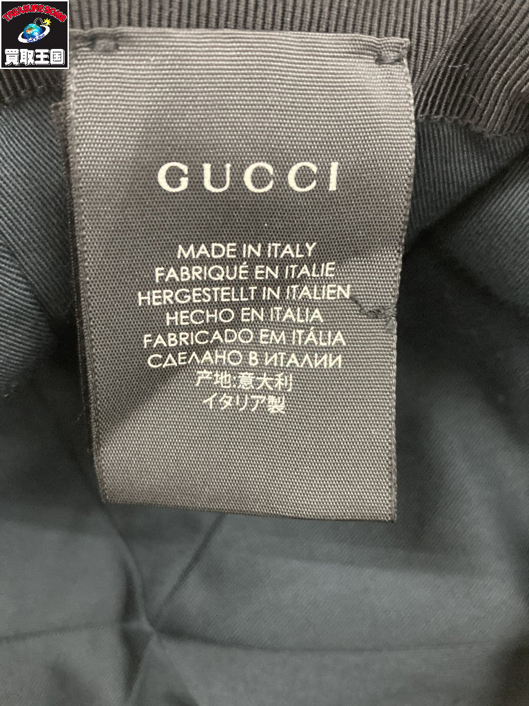 GUCCI エンブロイダリー コットン ベースボールキャップ 19AW