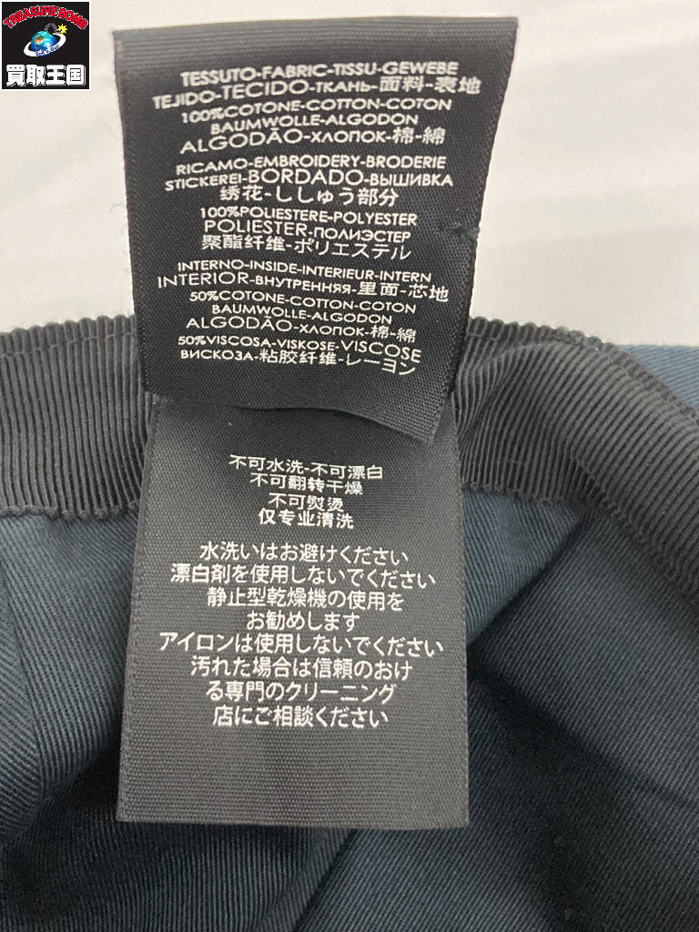 GUCCI エンブロイダリー コットン ベースボールキャップ 19AW