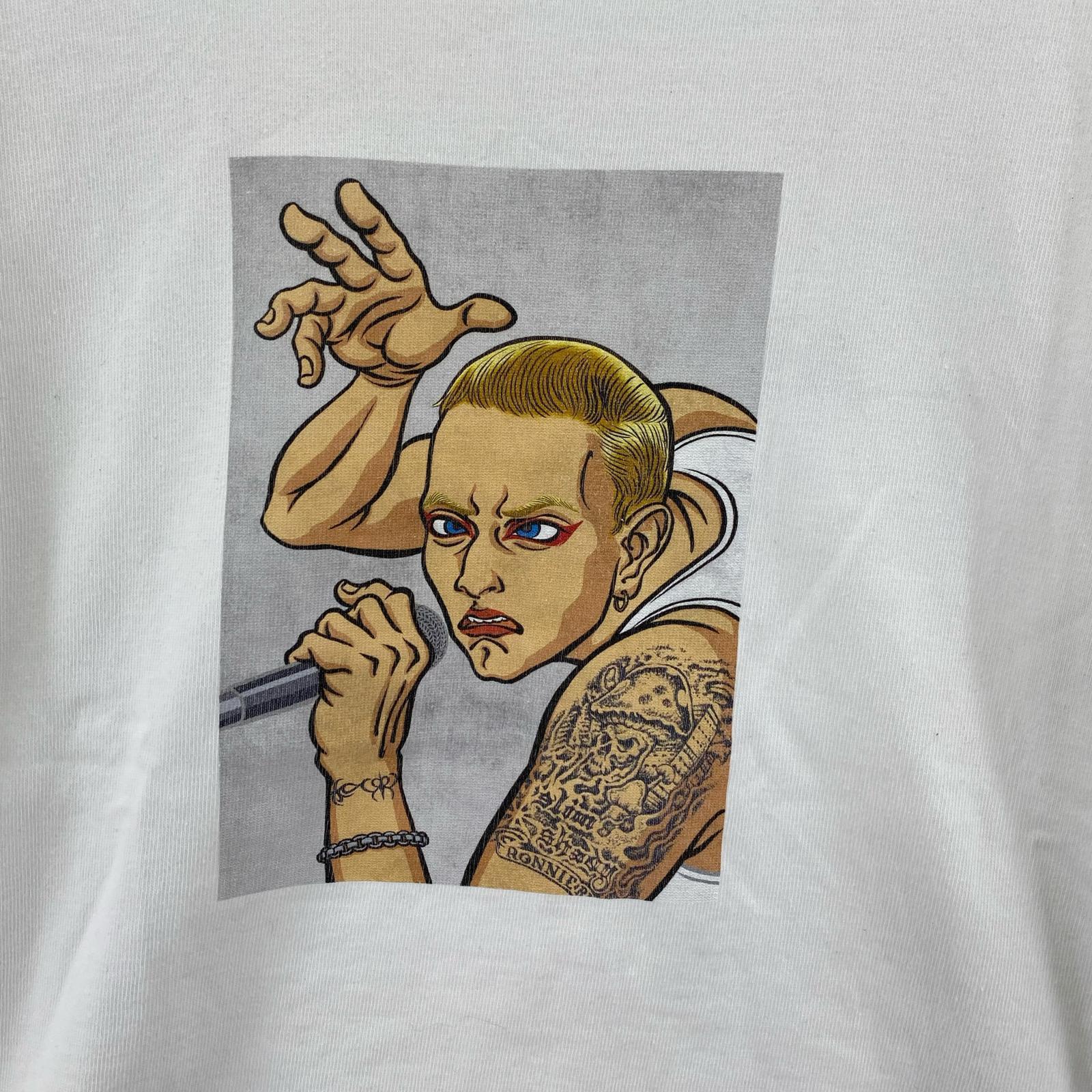 半袖Tシャツ Eminem 浮世絵 (M) 白 M ホワイト