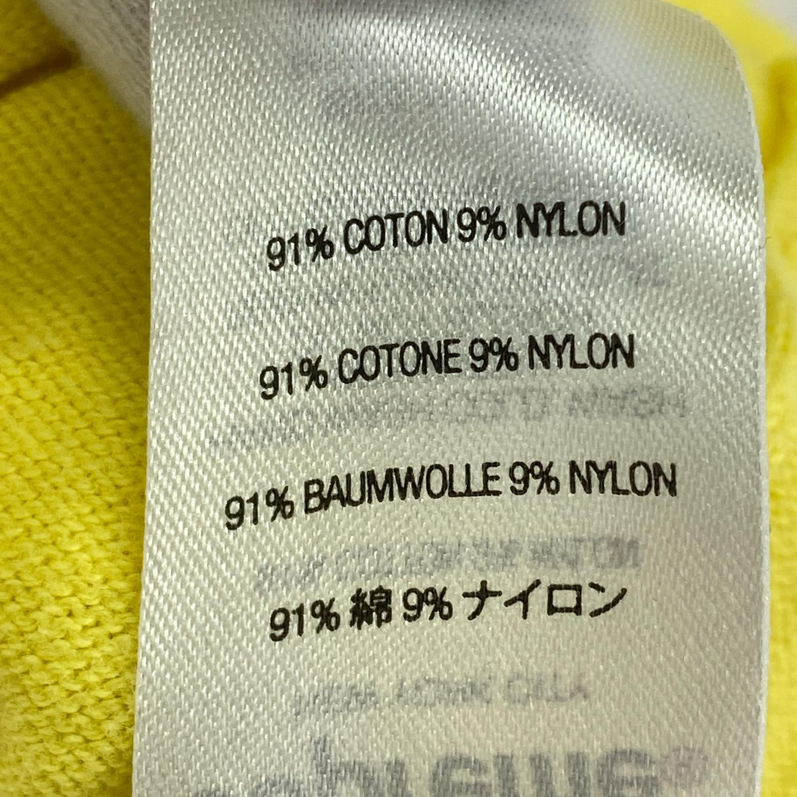ポロシャツ 22SS Checkerboard Zip Polo(M)黄 M イエロー