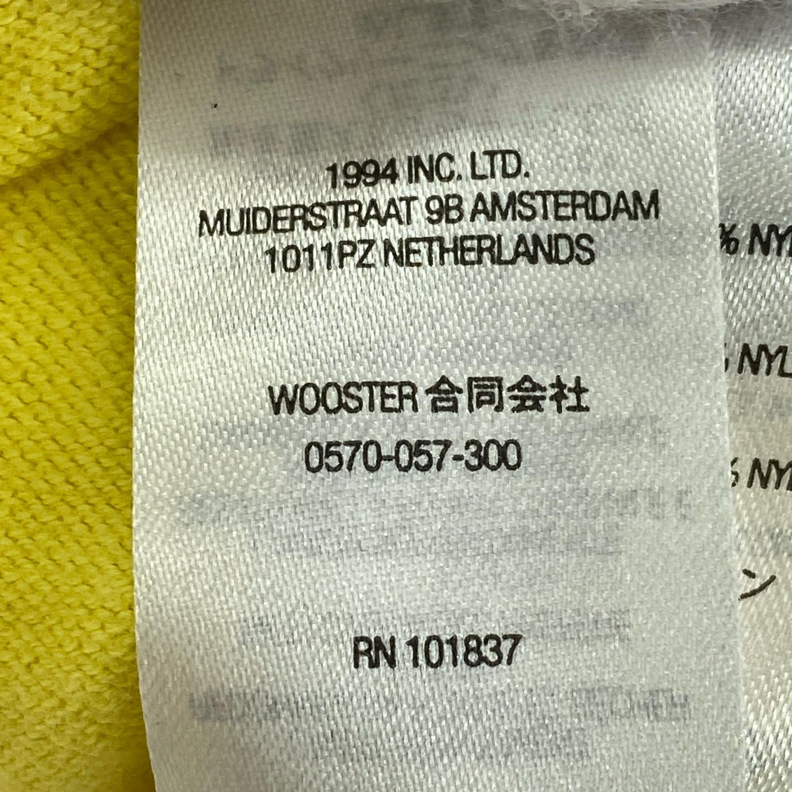 ポロシャツ 22SS Checkerboard Zip Polo(M)黄 M イエロー
