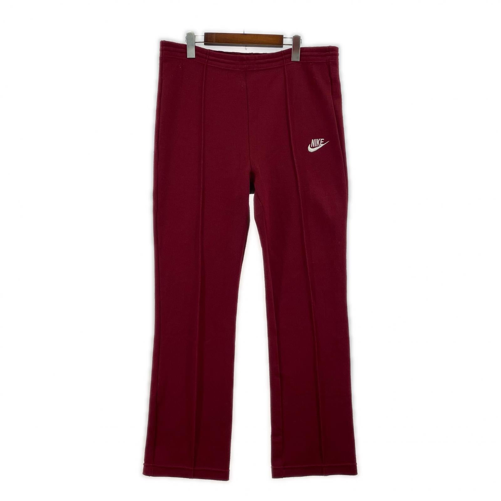 パンツ 70s スウェットパンツ 赤 L レッド