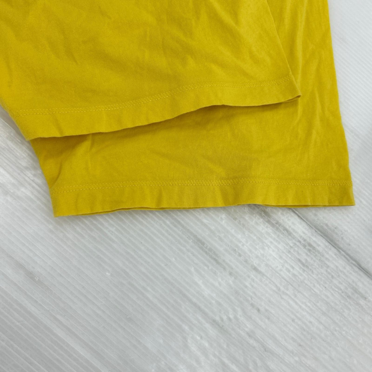 半袖Tシャツ 5分袖ドルマンスリーブカットソー 黄 S S