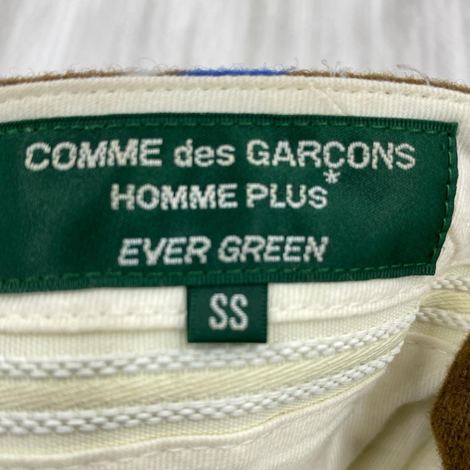 パンツ EVER GREEN ウールパンツ 渦柄 茶 SS ブラウン