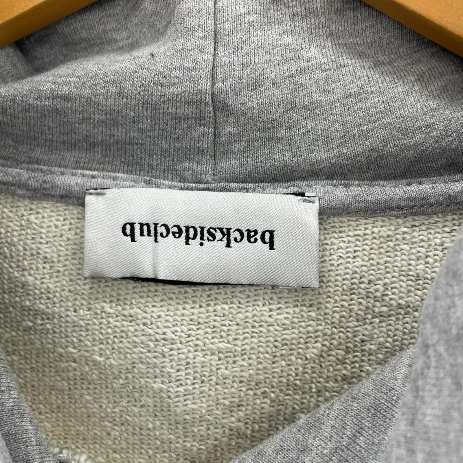 パーカー backside club HOW 734 ARCH GREY POパーカー L グレー グレー